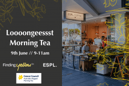 Longest Morning Tea Cancer Council Qld - ESPL coffee June 9 2022